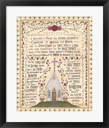 Framed Prayer Print