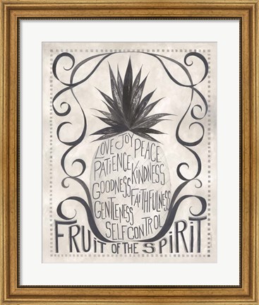 Framed Fruit of the Spirit Print