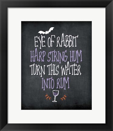 Framed Rum Print