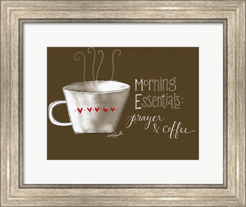 Framed Morning Essentials Print