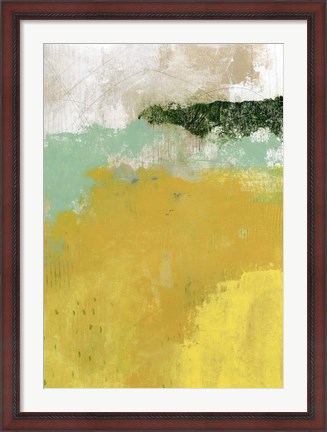 Framed Yellow Field Print