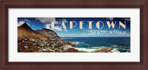 Framed Vintage, Capetown, South Africa, Africa Print