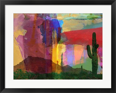 Framed Mesa Abstract Print