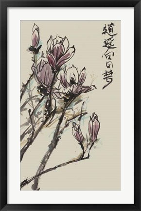 Framed Mandarin Magnolia II Print