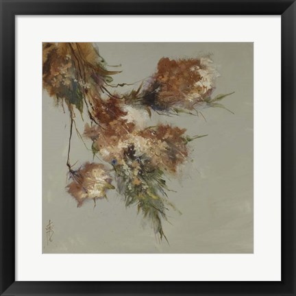 Framed Rusty Spring Blossoms III Print