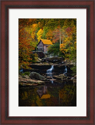 Framed Glade Creek Mill Print