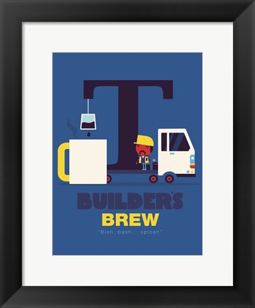 Framed Builders Brew Print