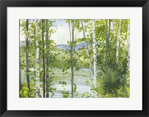 Framed Summer Lake III Print