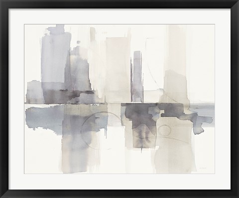Framed Improvisation II Gray Print