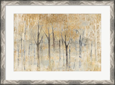Framed Seasons End Gold Print