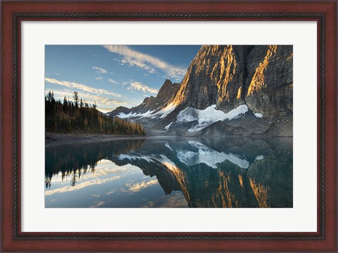 Framed Floe Lake Reflection III Print
