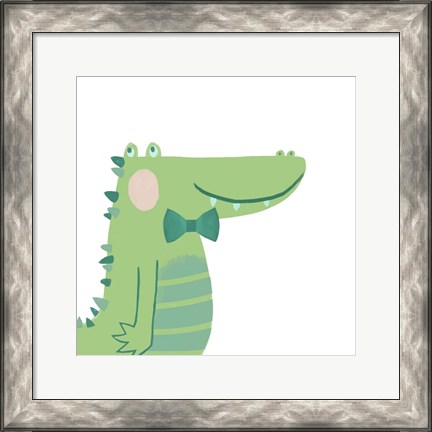 Framed Alvin the Alligator Print