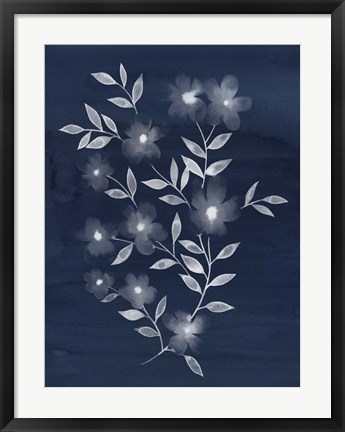 Framed Flower Cyanotype II Print