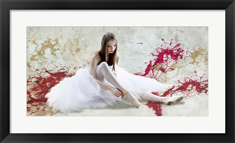 Framed Ballet Dancer Print