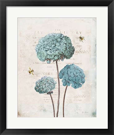 Framed Geranium Study I Print