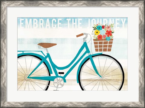 Framed Beach Cruiser Hers I Print