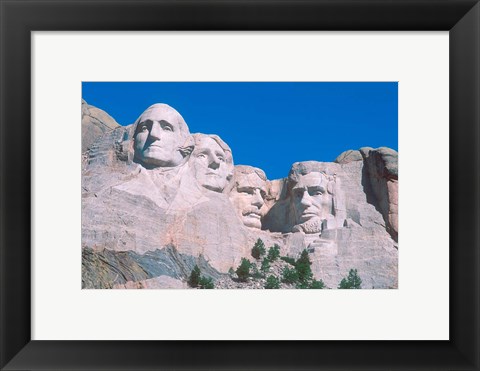 Framed Mount Rushmore, South Dakota Print