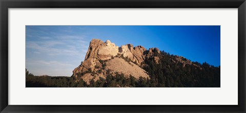 Framed View of Mount Rushmore National Memorial, Keystone, South Dakota Print