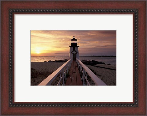 Framed Brant Point Lighthouse, Nantucket, Massachusetts Print