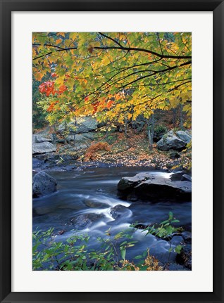 Framed Packers Falls on the Lamprey River, New Hampshire Print