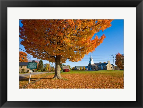 Framed Autumn, Chesterfield, New Hampshire Print