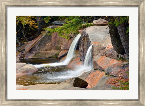 Framed Diana&#39;s Bath, Bartlett, New Hampshire Print