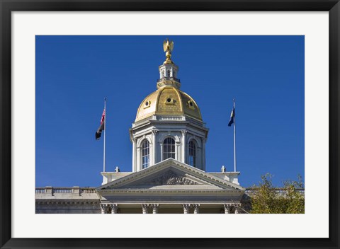 Framed New Hampshire, Concord, New Hampshire State House, exterior Print