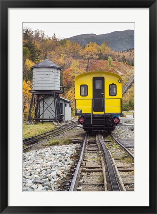 Framed New Hampshire, White Mountains, Bretton Woods, Mount Washington Cog Railway Print
