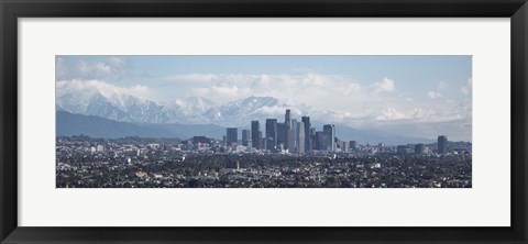 Framed Clouds over Los Angeles, California Print