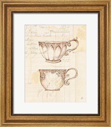 Framed Authentic Coffee V Print