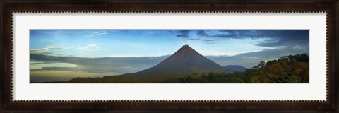 Framed Arenal Volcano National Park, Costa Rica (Blue Sky) Print