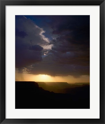 Framed Grand Canyon from Yaki Point on the South Rim, Arizona Print