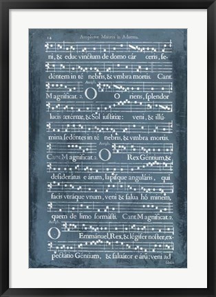 Framed Graphic Songbook IV Print