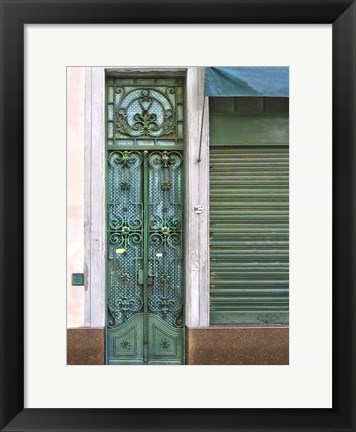 Framed Doors Abroad I Print
