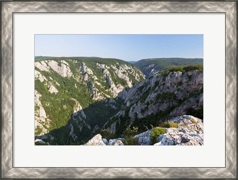 Framed Gorge of Zadiel in the Slovak karst, Slovakia Print