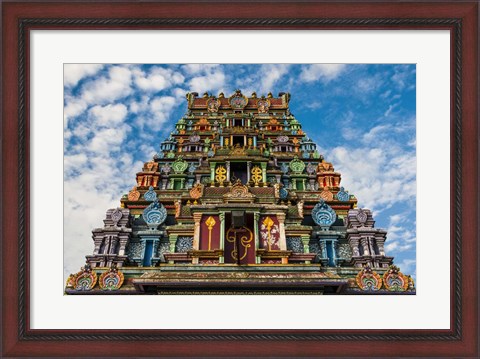 Framed Hindu temple, Fiji Print