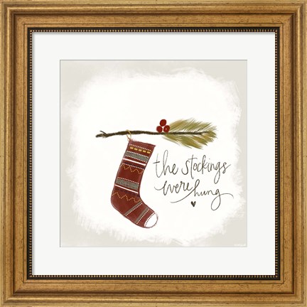 Framed Stockings Were Hung Print