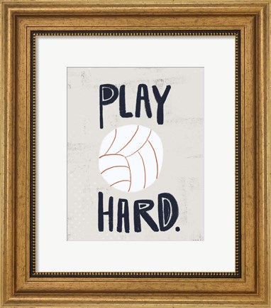 Framed Volleyball Print