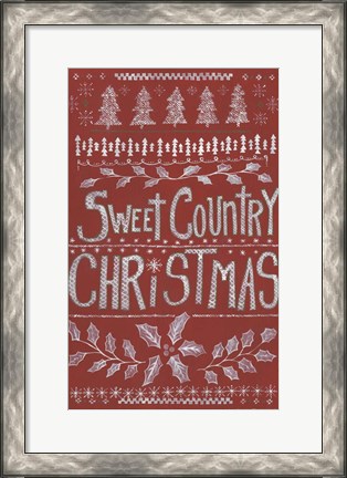 Framed Sweet Country Christmas Print