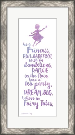 Framed Believe in Fairy Tales Print