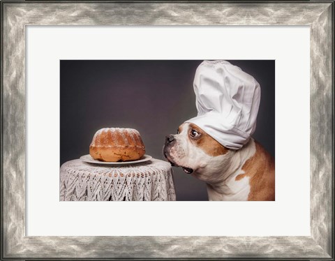 Framed Confectioner And His Masterpiece Print