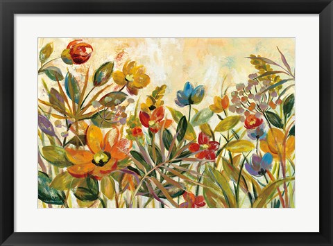 Framed Rain Forest Floral Print
