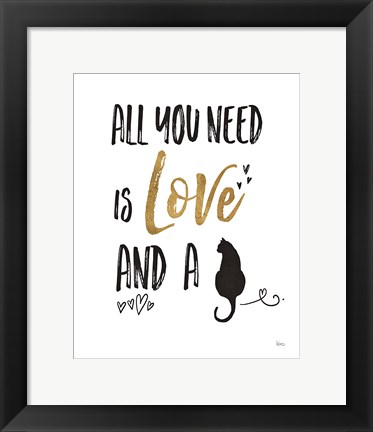 Framed Pet Love IV Print