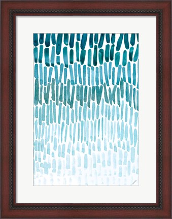 Framed Watercolor Raindrops Print