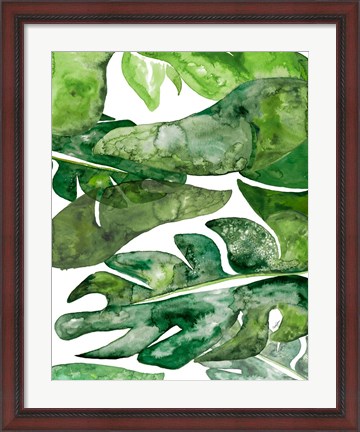 Framed Watercolor Party II Print