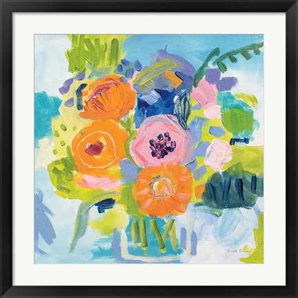 Framed Summer Bouquet Print