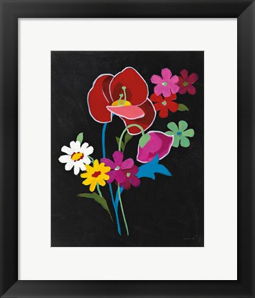 Framed Alpine Bouquet II Print