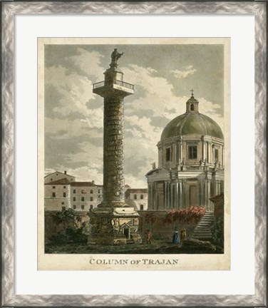 Framed Column of Trajan Print