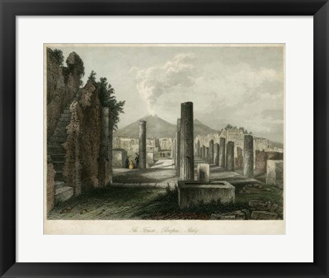 Framed Forum- Pompeii, Italy Print