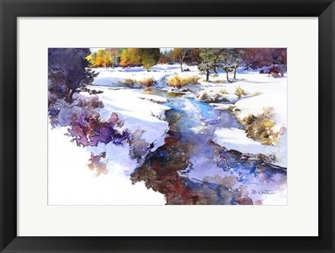 Framed Snake River Meadow - Keystone, Co. Print